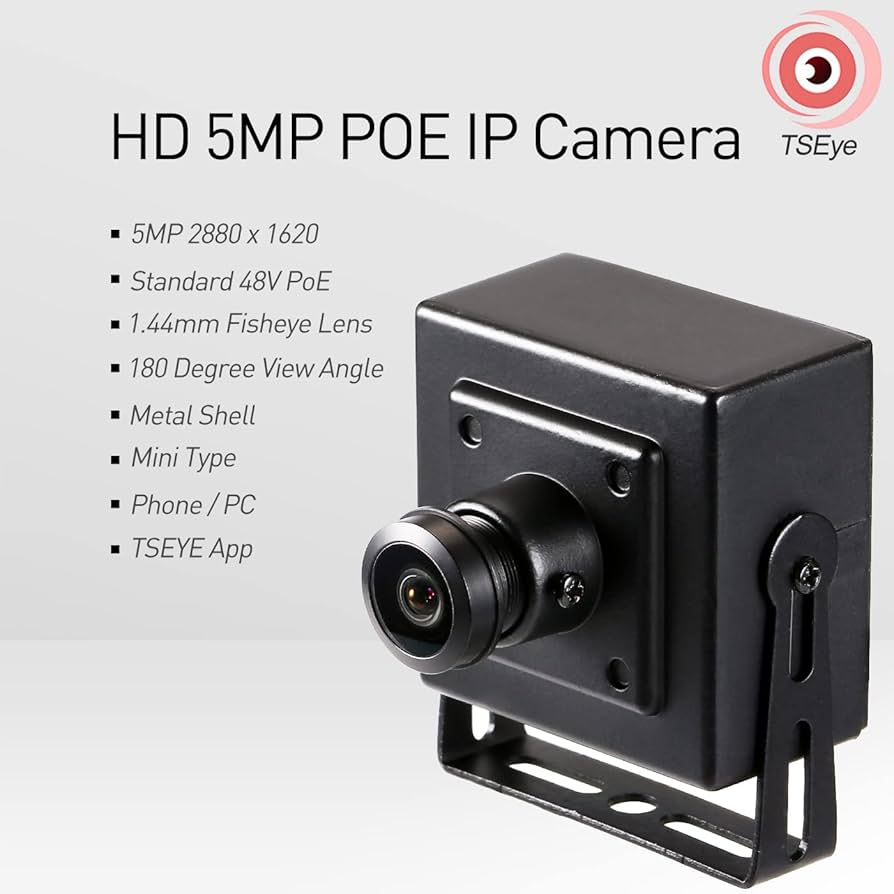 Amazon.com : REVODATA 5MP POE IP Mini Camera, 1.44mm Fisheye